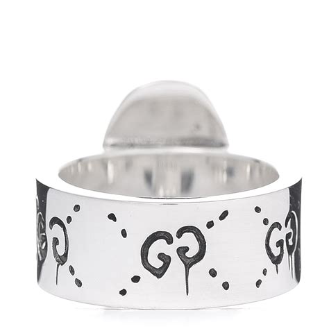 gucci sterling ring|gucci sterling silver ghost ring.